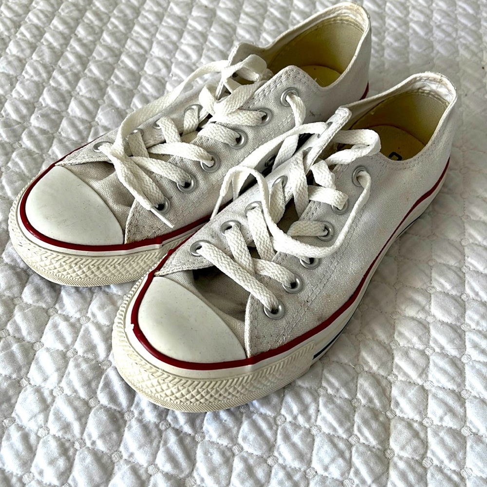 White Converse All Star sneakers